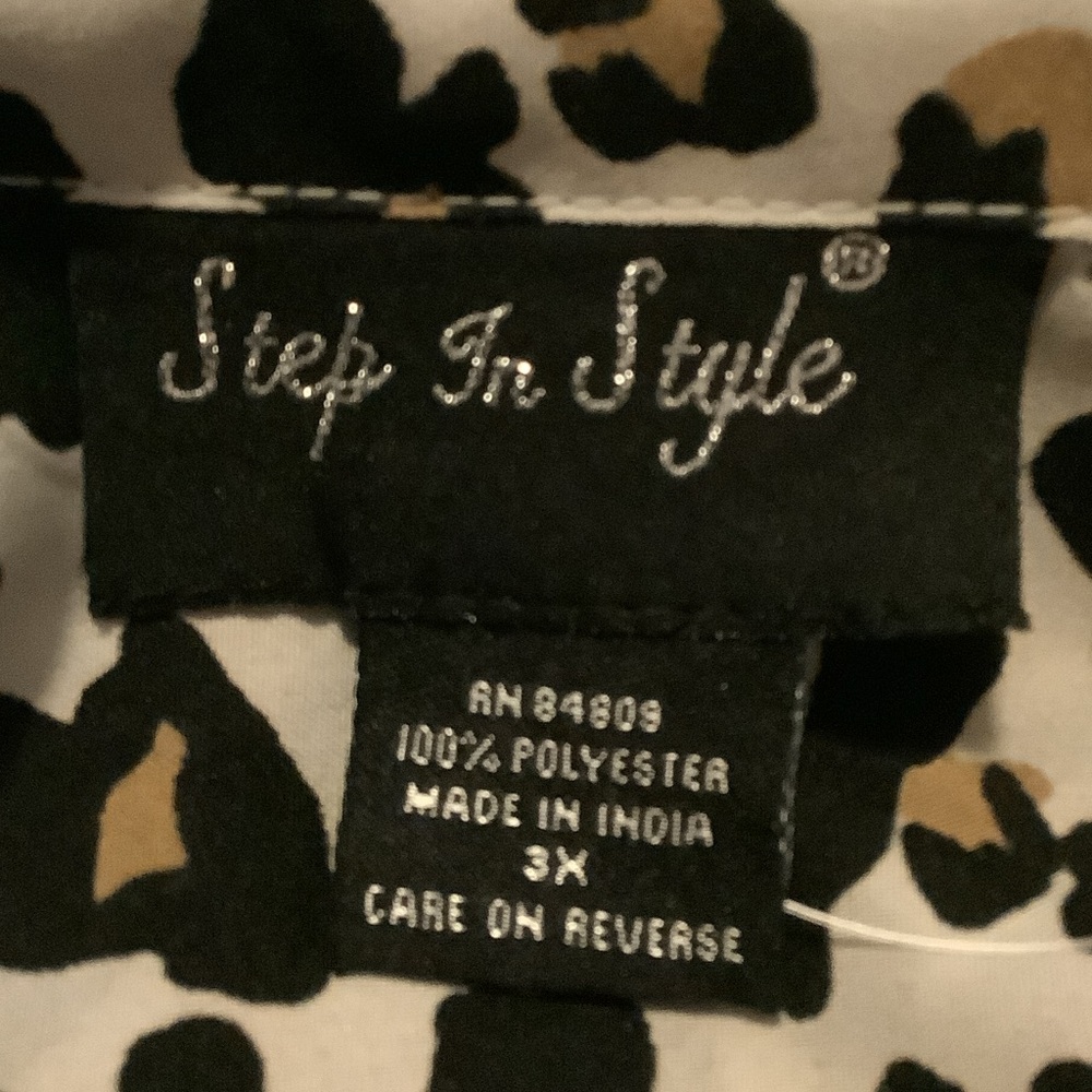 LOWEST🌺 NWT STEP IN STYLE 3X LEOPARD BUTTON FRONT Hi-Lo DUSTER - Picture 9 of 10